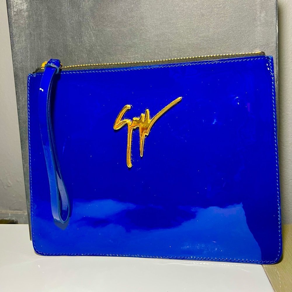 Giuseppe Zanotti Blue Handbag